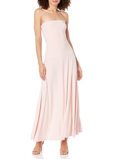 Norma Kamali womens Strapless Flared to Midcalf Cocktail Dress   US