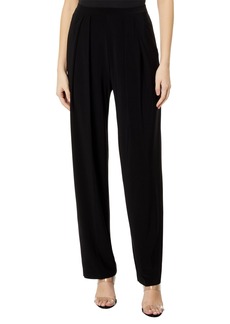 Norma Kamali Women's Tapered Pleated Trouser