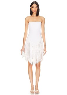 Norma Kamali x REVOLVE Fringe Dress