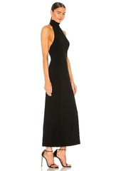 Norma Kamali x REVOLVE Halter Turtle Size Slit Gown