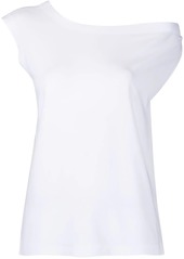 Norma Kamali short-sleeved off-shoulder blouse