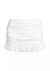 Norma Kamali Richie Ruched Swim Skirt