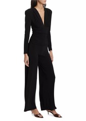 Norma Kamali Shirred Waist Jumpsuit