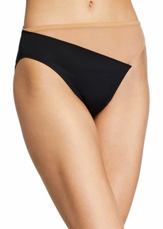 Norma Kamali Snake Mesh High-Waist Bikini Bottom