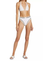 Norma Kamali Studded Bikini Bottom