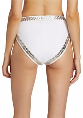 Norma Kamali Studded Bikini Bottom