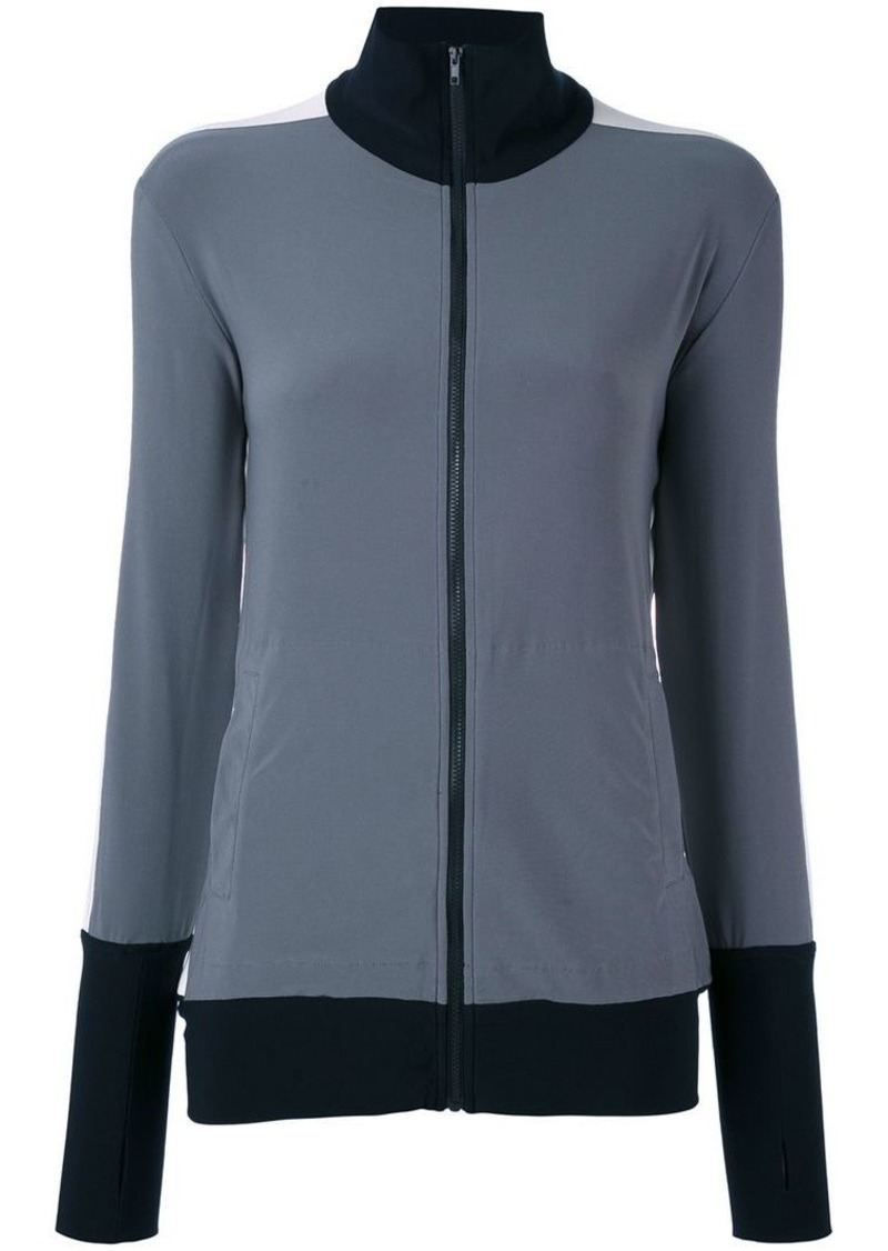 Norma Kamali tri-colour zipped jacket | Outerwear