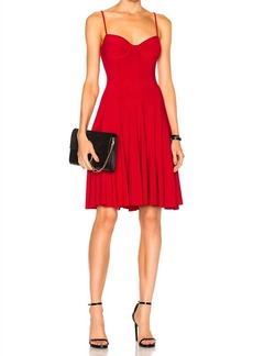 Norma Kamali Underwire Dress To Knee In Red
