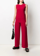 Norma Kamali wide-leg flared trousers