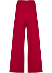 Norma Kamali wide-leg flared trousers