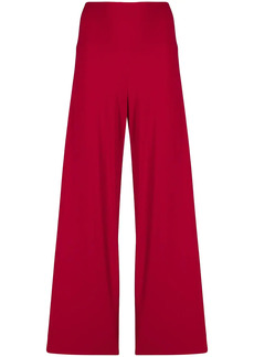 Norma Kamali wide-leg flared trousers