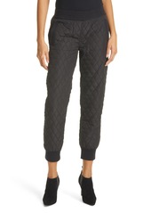 Women's Norma Kamali Quilted Joggers
