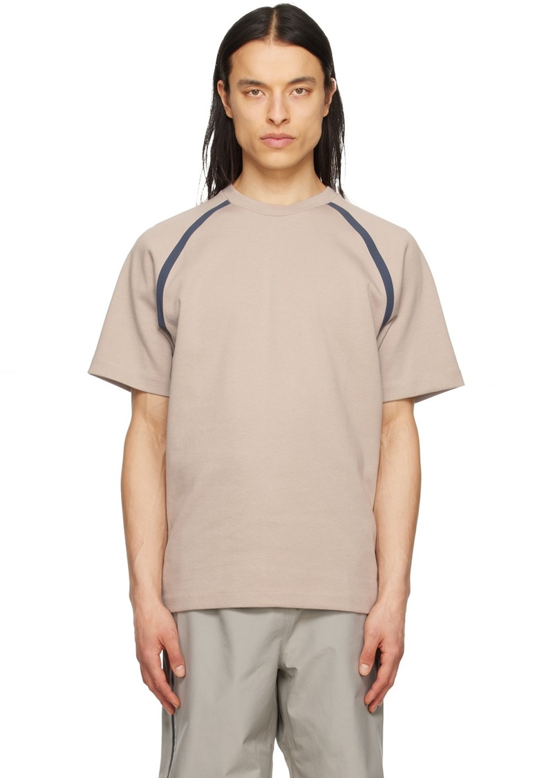 Norse Projects ARKTISK Taupe Taped Seam T-Shirt