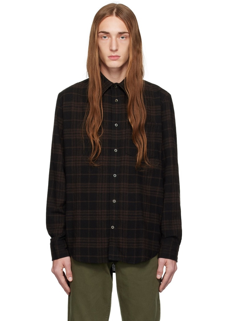 NORSE PROJECTS Black & Brown Algot Shirt