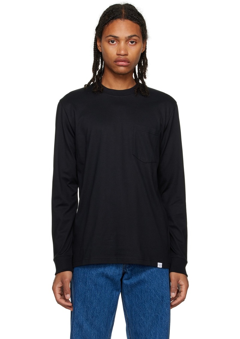 NORSE PROJECTS Black Johannes Long Sleeve T-Shirt
