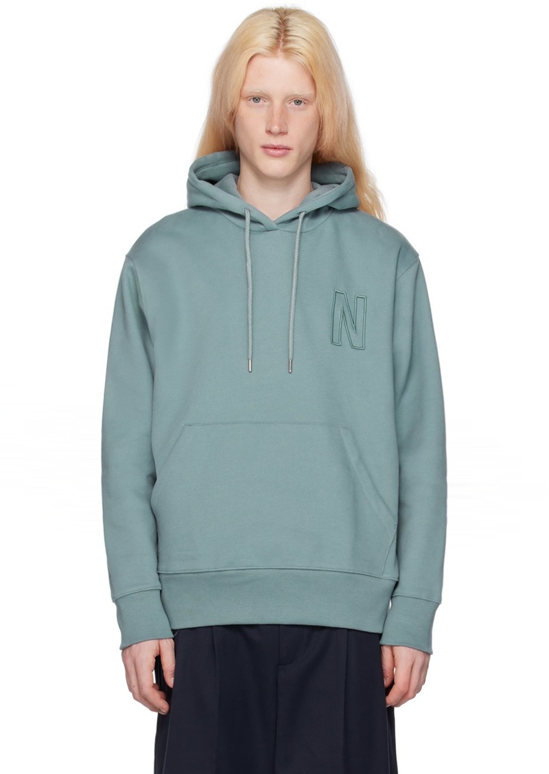 NORSE PROJECTS Blue Arne Hoodie