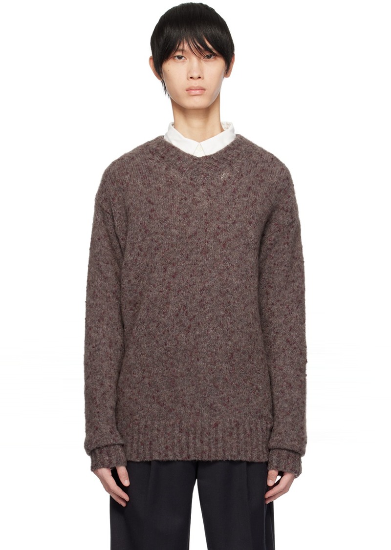 NORSE PROJECTS Burgundy Rasmus Sweater