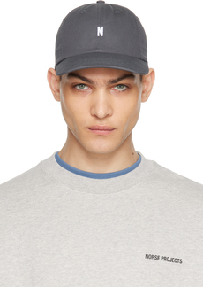 NORSE PROJECTS Gray Twill Sports Cap