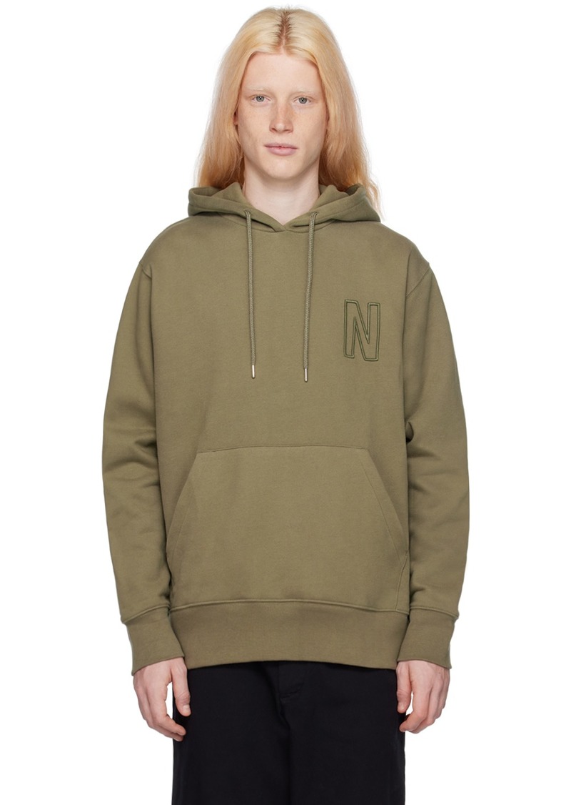 NORSE PROJECTS Khaki Arne Hoodie