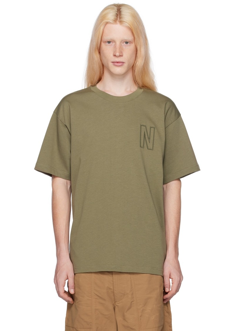 NORSE PROJECTS Khaki Simon T-Shirt