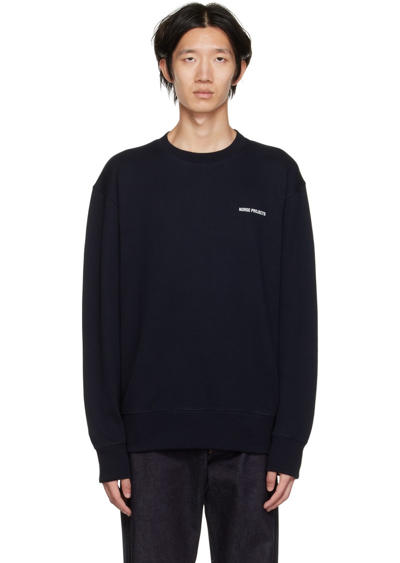 NORSE PROJECTS Navy Arne Sweatshirt