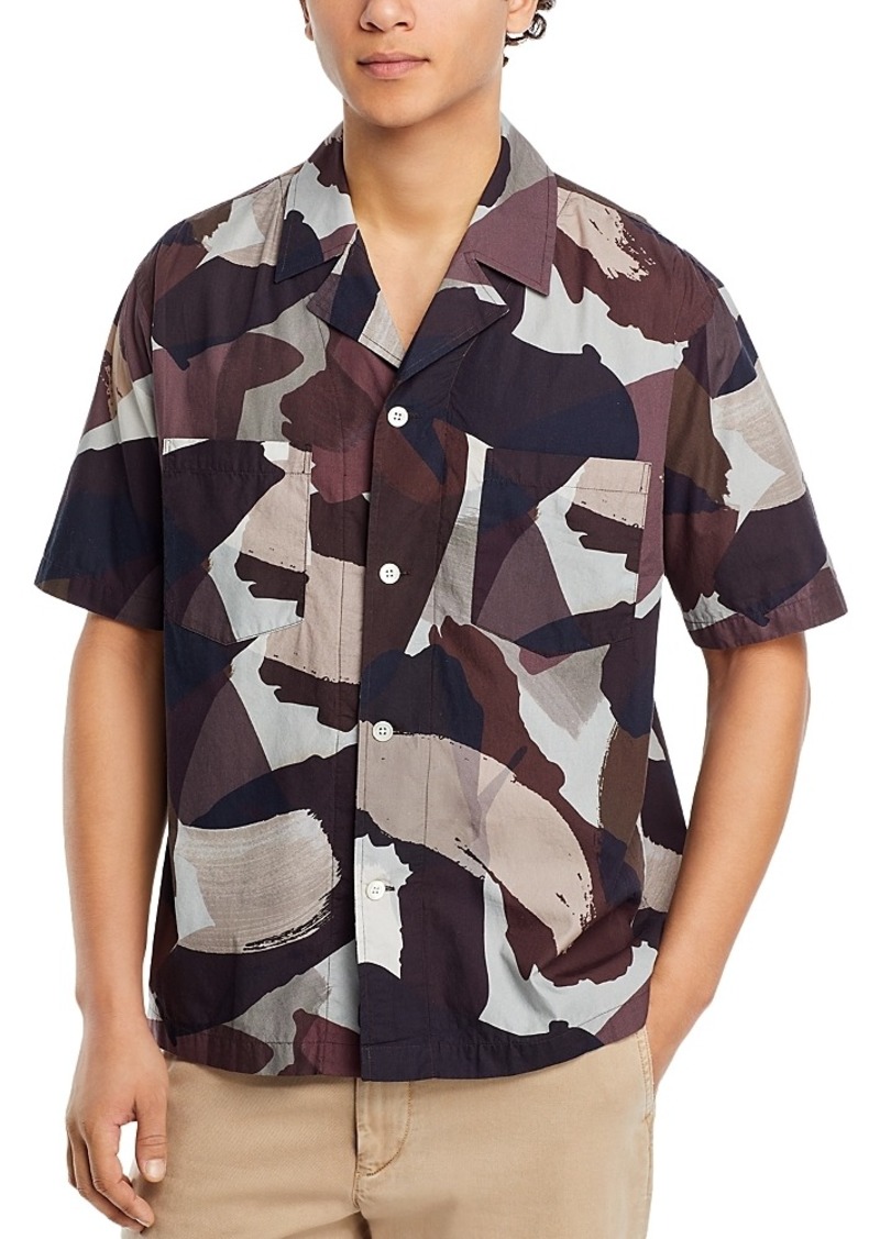 Norse Projects Printed Short Sleeve Button Front Camp Shirt