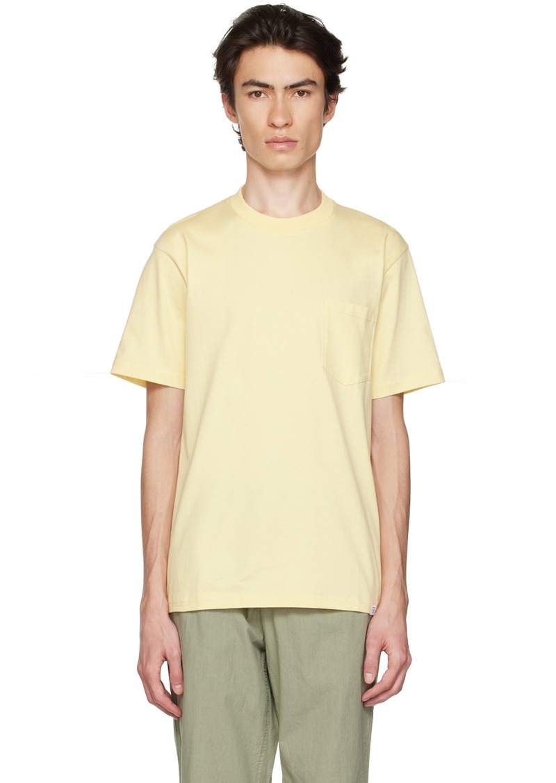 NORSE PROJECTS Yellow Johannes T-Shirt