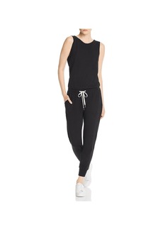 n:Philanthropy Dawn Womens Mesh Inset Drawstring Jumpsuit