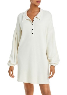 n:Philanthropy Ellis Womens Collared Long Sleeves Sweatshirt Dress