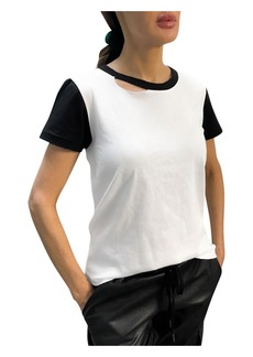 n:Philanthropy Harlow Womens Colorblock Distressed T-Shirt