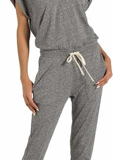 n:PHILANTHROPY 'Space' Short Sleeve Vneck Knit Jogger Jumpsuit Grey XS