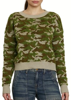 NSF Blayne Sweater In Camo Jacquard