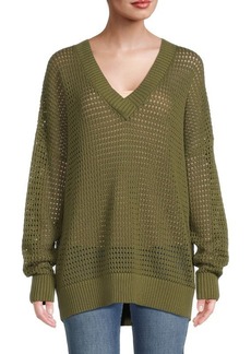 NSF Franklin Relaxed Open Knit Sweater