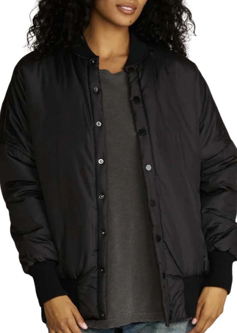 NSF Luke Bomber Jacket In Black