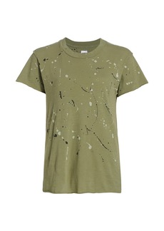 NSF Moore Splattered Cotton T-Shirt