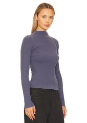 NSF Carla Fitted Mock Neck Tee