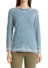 NSF Clothing Aja Long Sleeve T-Shirt in Tealy at Nordstrom