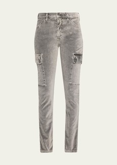 NSF Clothing Aria Slim-Fit Velvet Utility Pants