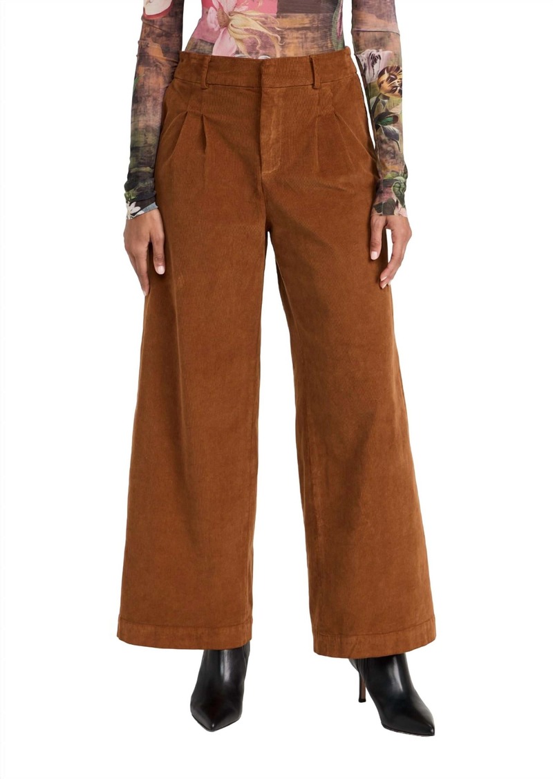 NSF Santiago Cord Pant In Caramel