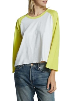 NSF Sawyer Tee In White/chartreuse