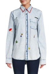 NSF Suz Denim Button Down Shirt