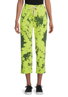 NSF Venice Abstract Print Cropped Pants