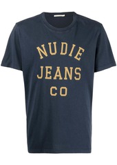 Nudie Jeans logo-print short-sleeved T-shirt