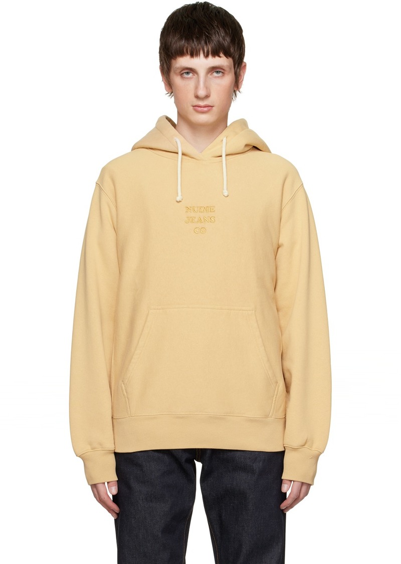 Nudie Jeans Beige Fredrik Hoodie