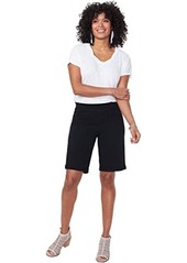 NYDJ 9" Pull-On Shorts with Roll Cuffs
