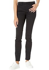 NYDJ Alina Legging Jeans with Fray Hem in Black