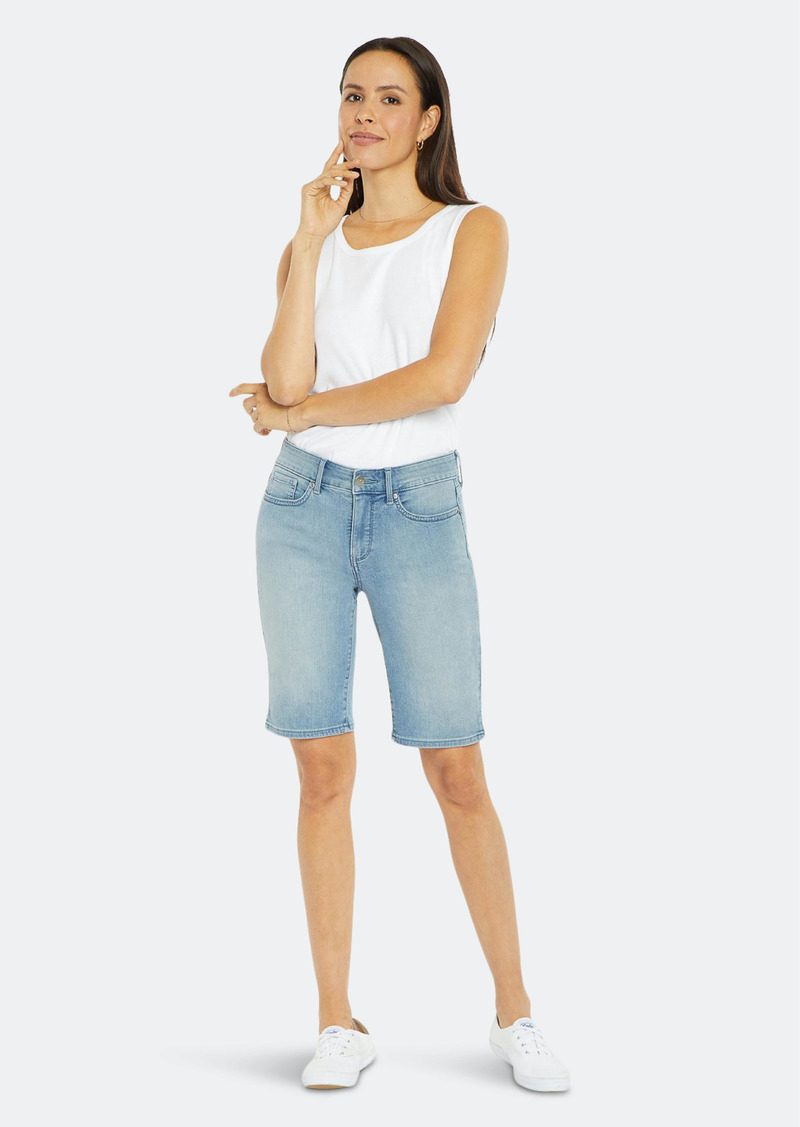 nydj briella denim bermuda shorts