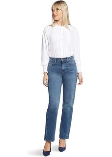 NYDJ Brooke High-Rise Loose Straight Jeans in Sawyer