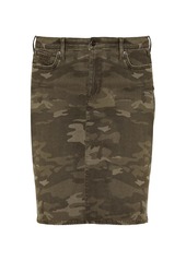 NYDJ Camouflage Five-Pocket Denim Skirt