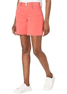 NYDJ Frankie Relaxed Shorts in Red Fox